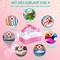 600W Electric Balloon Pump with Built-In Tying Tool – Dual Nozzle Inflator/Blower, 110V, Pink & White, Portable for Party Decorations